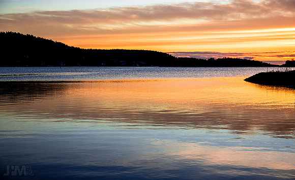 Vrengensundet i morgensol