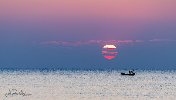 Morning fishing, Thailand